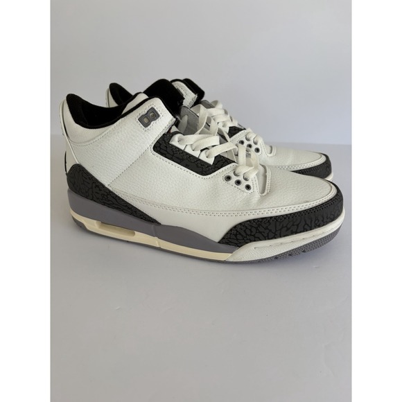 Nike Air Jordan 3 Retro Cement Grey White Men\'s Size 11 Used W/Box Streetwear OG main image 11